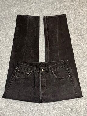 Vintage '90s Levi's 501 Washed Black Denim Jeans